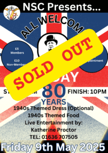 VE Day Sold Out Poster